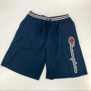 Champion Cotton Blend Navy Blue Shorts - Size 1XL
